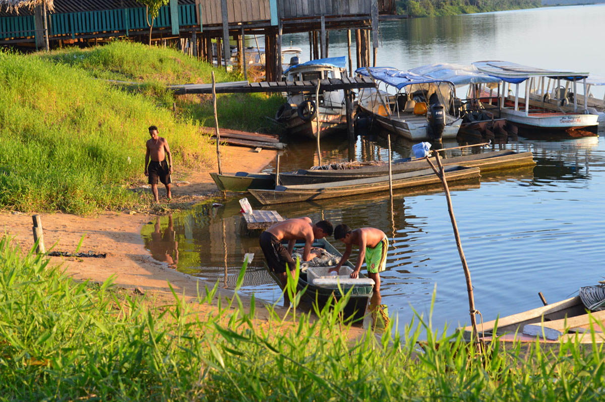 巴西维拉诺瓦的渔民